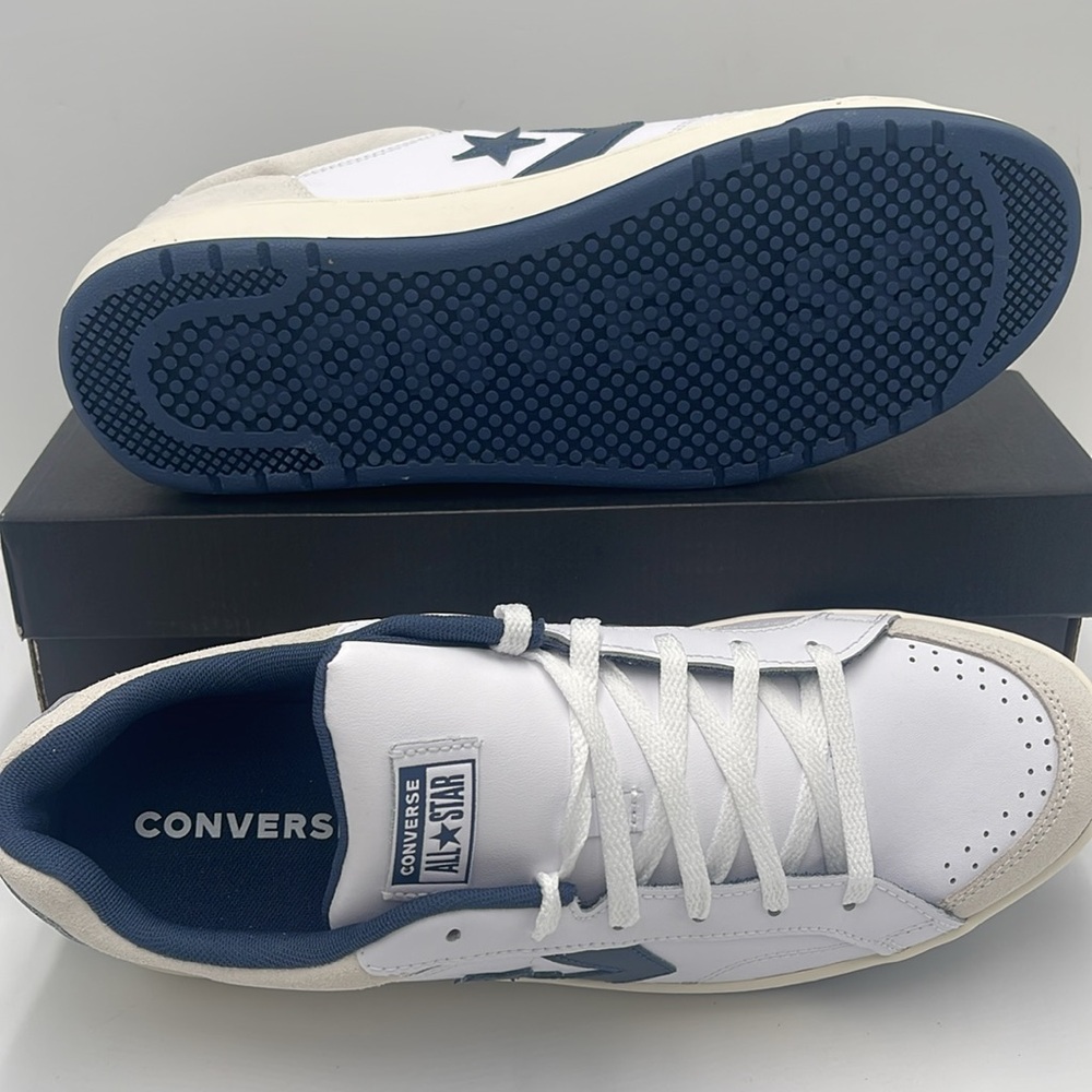 Converse Men’s Sneakers A10124C
PRO BLAZE CLASSIC OX WHITE/NAVY/VAPOROUS GRAY - Picture 3 of 16